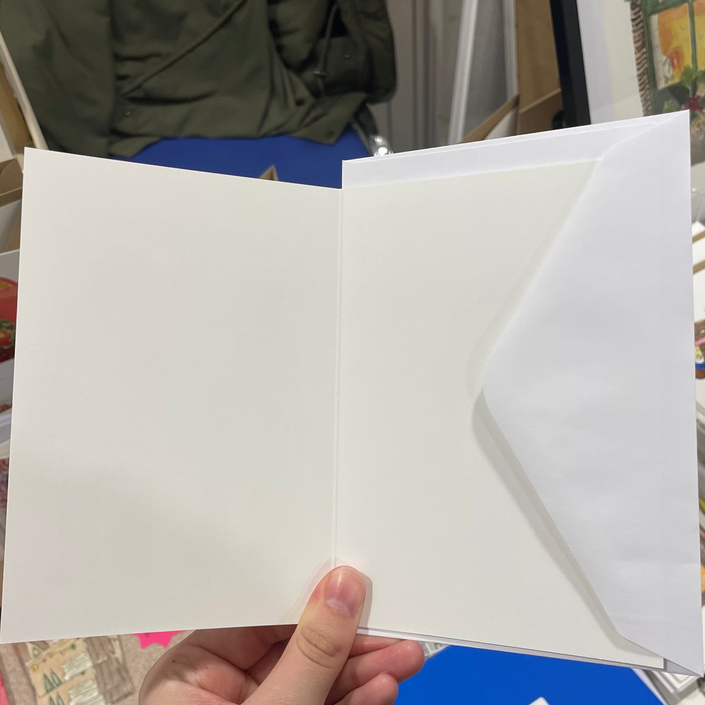 Christmas card Red door