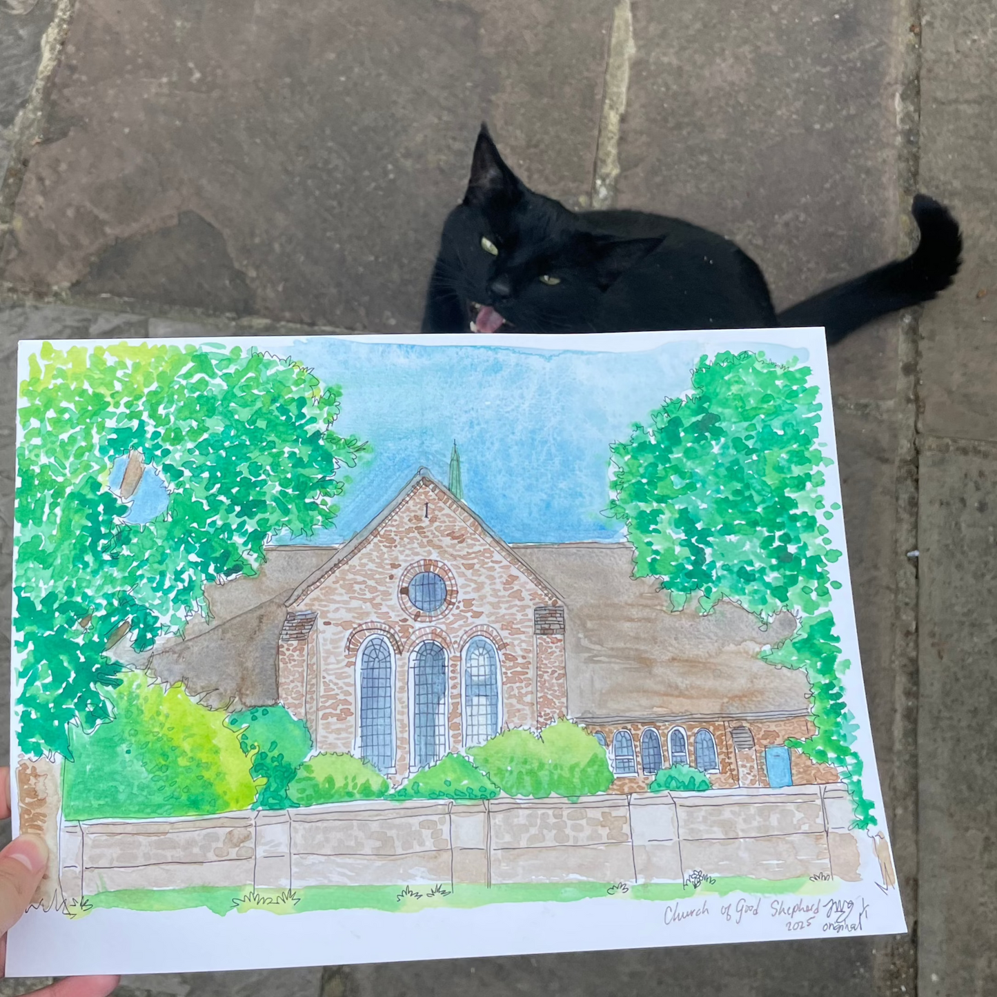 Church of the Good Shepherd Original 2/2, 8.3 x 11.7 in