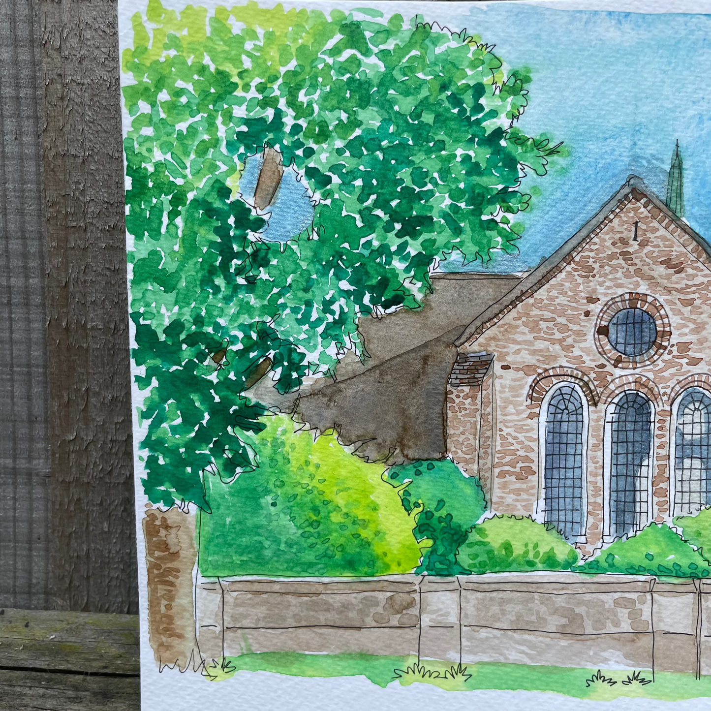 Church of the Good Shepherd Original 2/2, 8.3 x 11.7 in