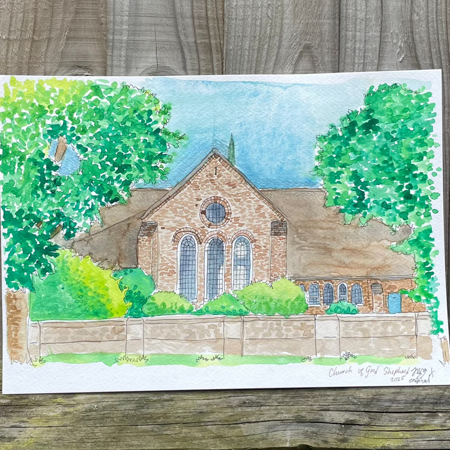 Church of the Good Shepherd Original 2/2, 8.3 x 11.7 in