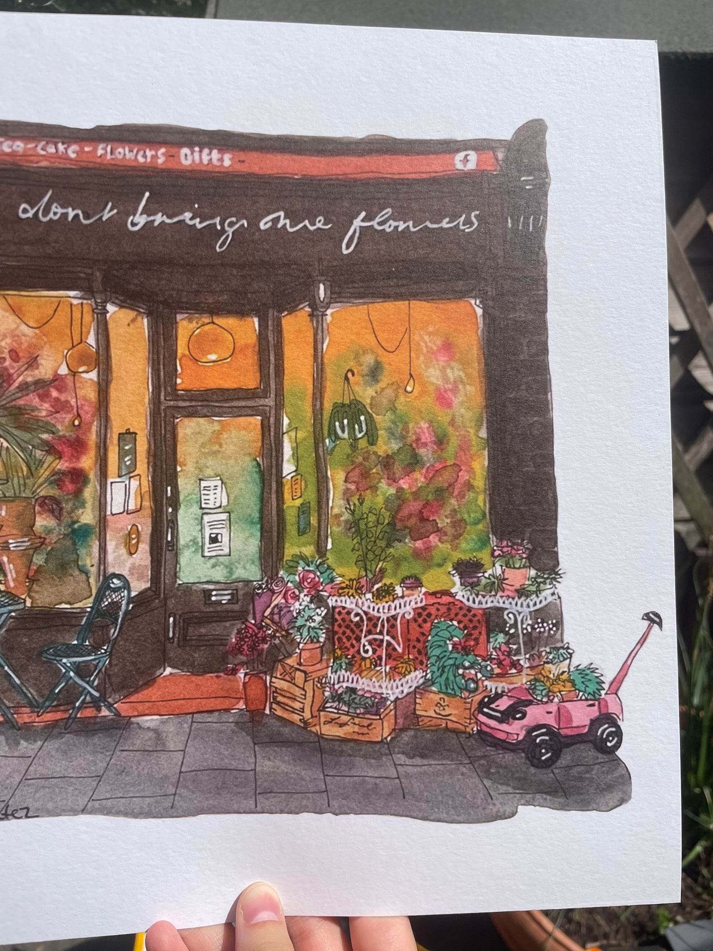 You dont bring me flowers 11.8 x 11.8 inch / 30cm x 30cm