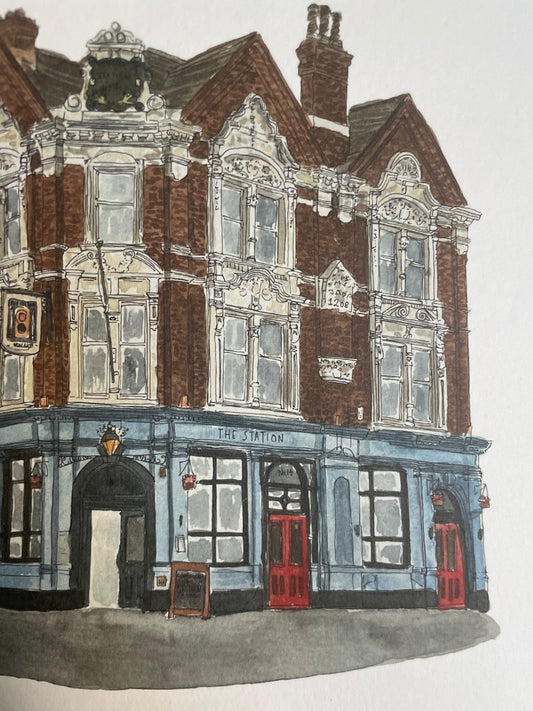 The Station Hotel Print