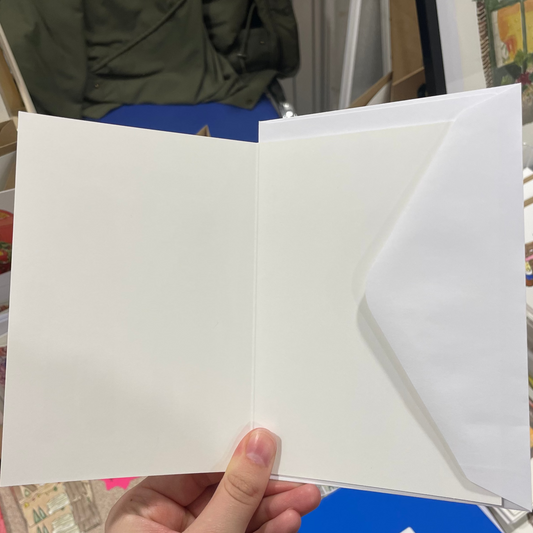 Christmas card Red door