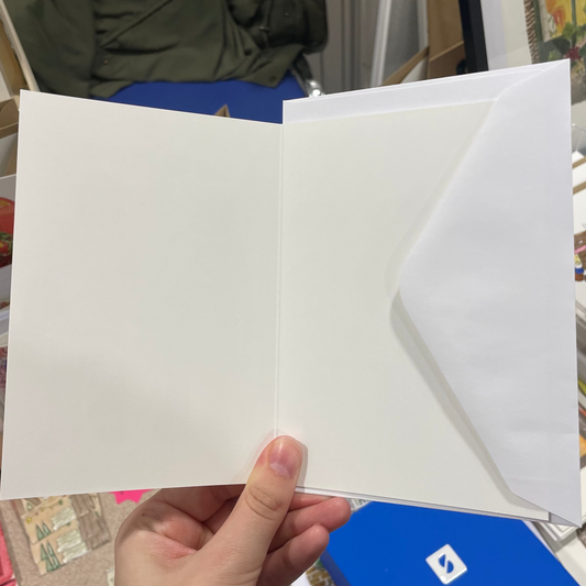 cat happy birthday card